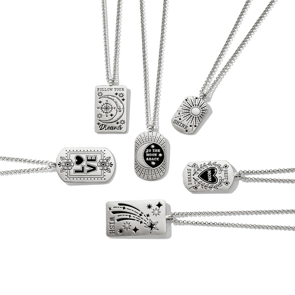 Emblem Moon Necklace